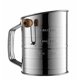 thumbnail image 1 of Flour Sifter Bellemain, manivela giratoria de malla fina, 3 tazas, 1 of 7