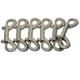 thumbnail image 3 of Paquete De 6 Pernos De Doble Extremo Con Gancho A Presión, Llavero De Aleación De Zinc, 3 of 5