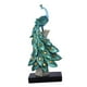 thumbnail image 2 of Estatua decorativa de pavo , escultura, figurita, el más , decoración para hogar, artesanías de resina para boda, estantería, decoración de , azul S, 2 of 5