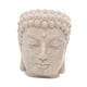 thumbnail image 1 of Buda Figura de la cabeza de la cabeza Flower Planta Resina Resina Ornamento de escritorio Sembradora para patio Desk Stanfa Interior Decoración del Estilo B, 1 of 5