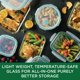thumbnail image 3 of LocknLock - Set de 10 recipientes de vidrio transparente para almacenamiento de alimentos, 3 of 8