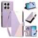thumbnail image 2 of Cartera Plegable para Motorola Edge 70 Pro, PU Tricolor con Ranuras, Morado, 2 of 6
