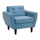 thumbnail image 2 of Sofa Bote 1c Felpa 00 Azul Petroleo, 2 of 6