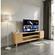 thumbnail image 1 of Rack Sofisticado de Madera - Natural - 150x40x65 cm, 1 of 3