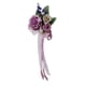 thumbnail image 1 of coche de la boda flor de seda artificial y decoración del partido de la cinta polvorienta rosa, 1 of 5