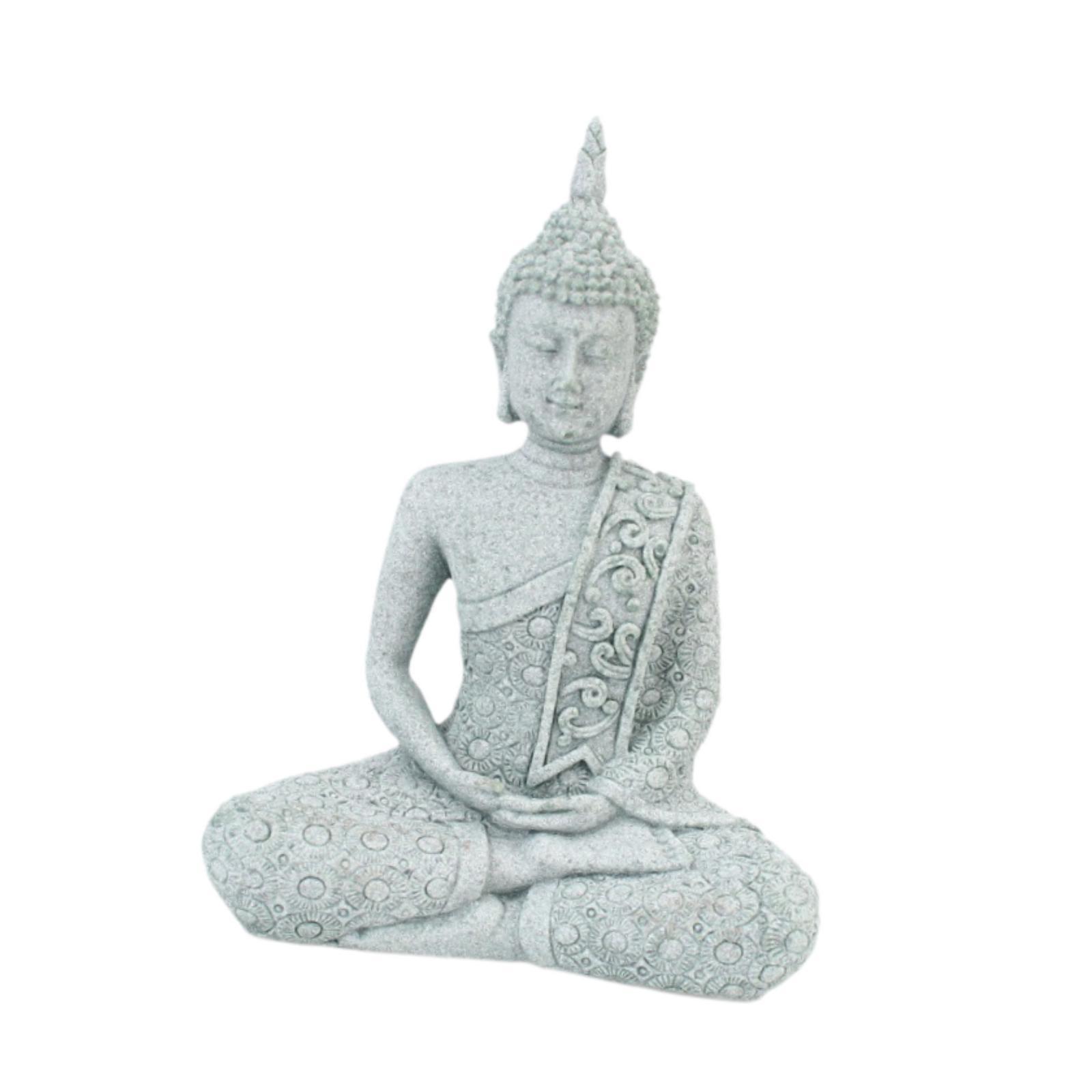 Bothyi - Estatua De Buda Sentado Budismo Decoración Espiritual Para Tiendas Decoraciones De Mesa B