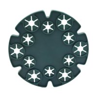 Ioensy - Soporte De Caña De Bambú, Bandeja De Protección Resistente Para Jardinería, Guisantes, Plantas Trepadoras