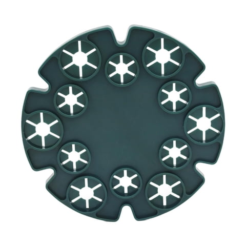 Ioensy - Soporte De Caña De Bambú, Bandeja De Protección Resistente Para Jardinería, Guisantes, Plantas Trepadoras