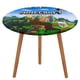 thumbnail image 1 of Minecraft-theme Fitted Round Tablecloths Elastic Edged Table Covers Waterproof Table Cloth for Kitchen Holiday Party Tables Decor 150cm, 1 of 6