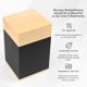 thumbnail image 3 of Urna Lux Aeterna 28 cm de madera de arce – tamaño grande para adulto, 3 of 7