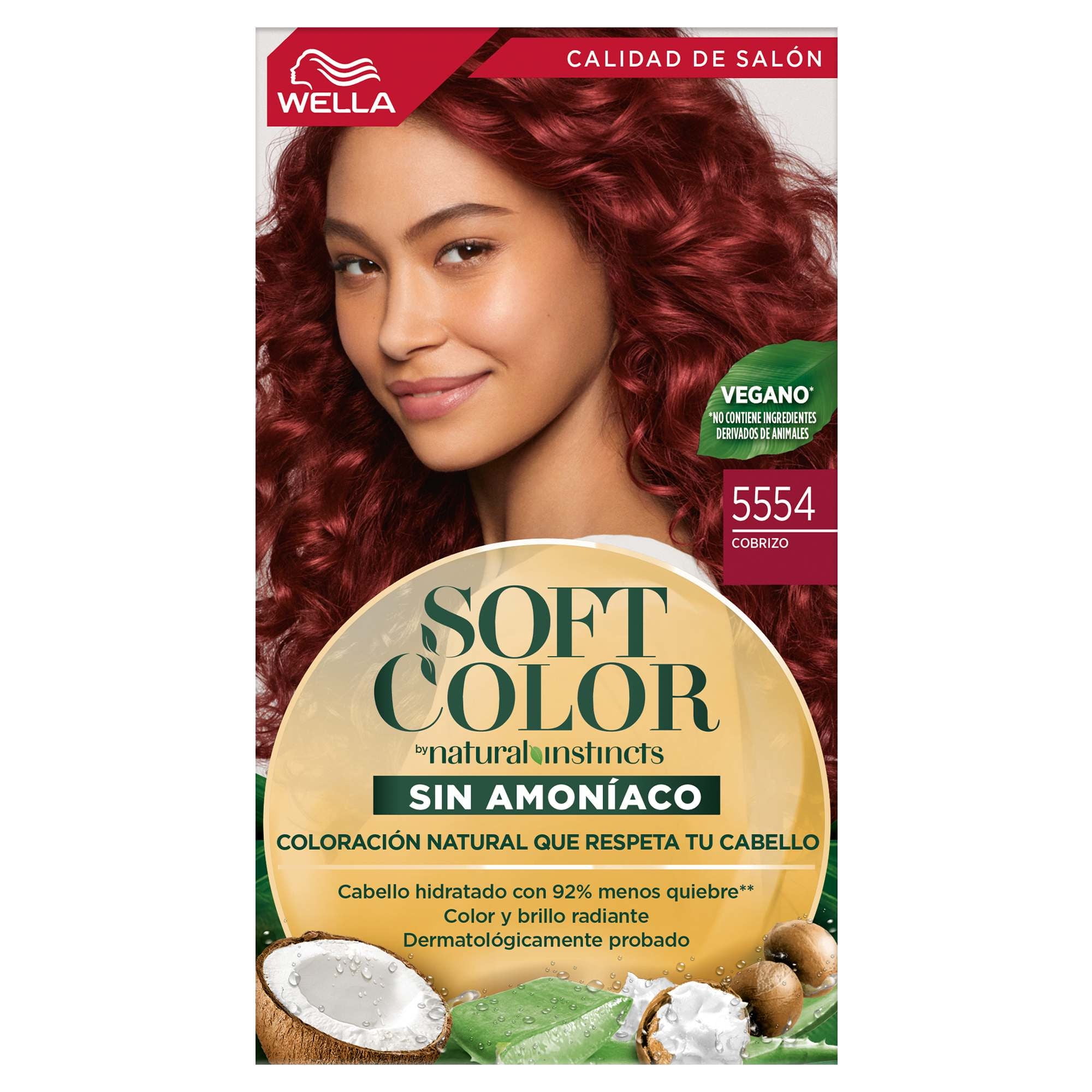 Coloración Cabello 5554 Cobrizo 35 g Soft Color