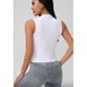 thumbnail image 1 of Polera Corta Mujer Top Sin Manga Full Elasticada Diseño 9013, 1 of 2