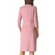 thumbnail image 3 of INSPIRE CHIC Vestido de mujer en línea A con contraste de color para usar en el trabajo con adornos de tweed S Rosa, 3 of 5