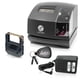 thumbnail image 1 of Time Clock Machine Lathem 1600E con sello para documentos, color gris, 1 of 6