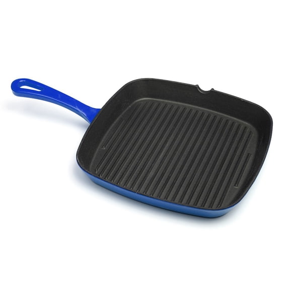 Sarten Hierro Rectangular Azul 36*23.5*3 Cm