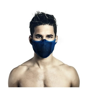 Naroo - Mascara Filtrante Lavable Sin Cuello F5S E7 - Negro/Azul