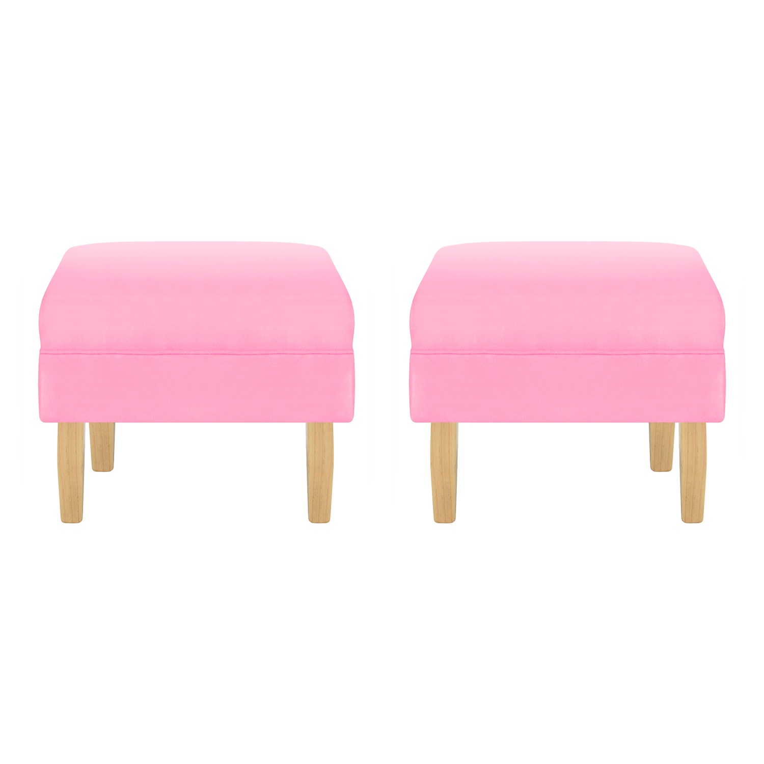 Bodevir - Set Pouf Sky 1C Felpa 05 Rosado