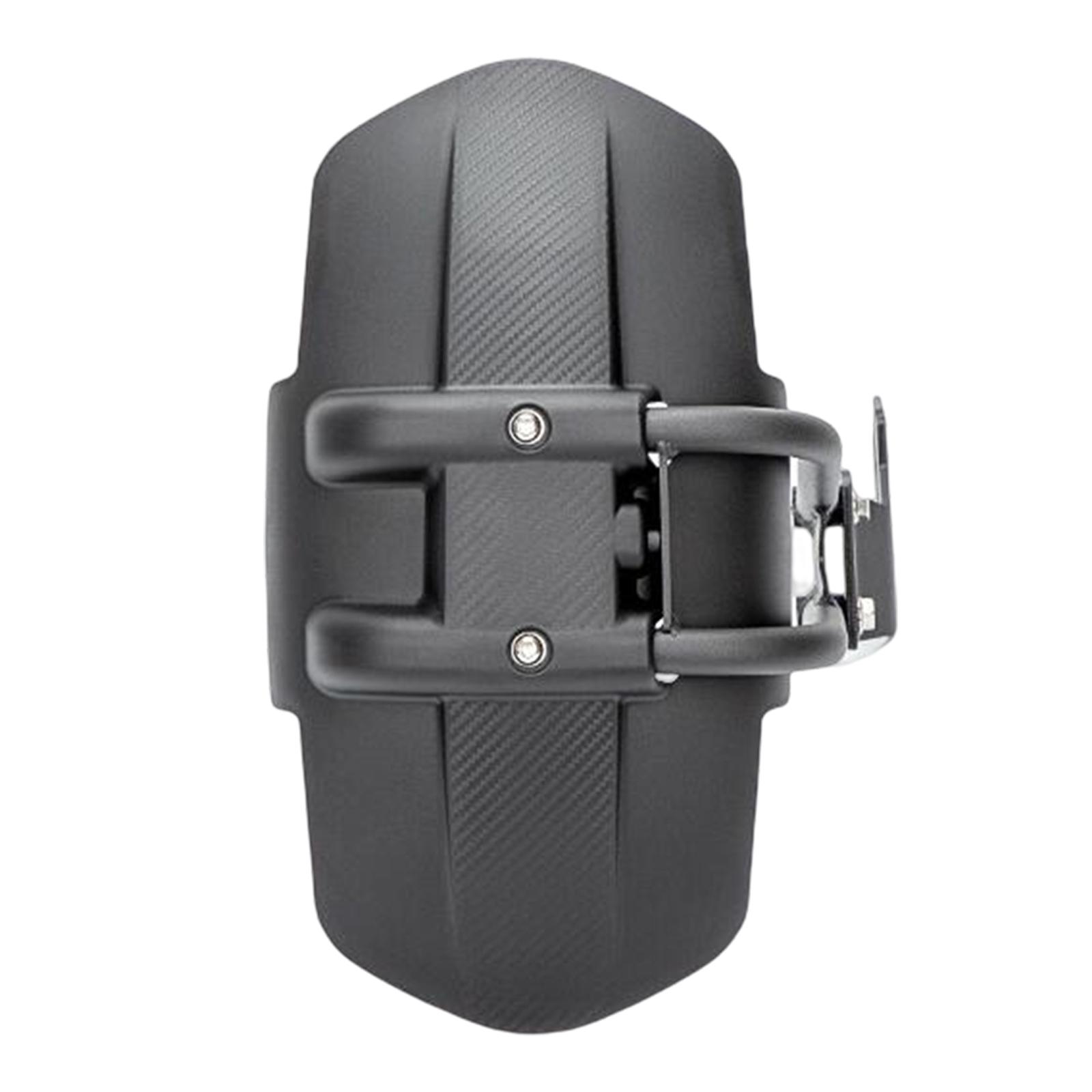 Magideal - Guardabarros Trasero Universal Para Motocicleta, Protector De Fibra De Carbono Antiarañazos, Guardabarros, Piezas De Modificación, Accesorios De