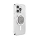 thumbnail image 2 of Agarre para teléfono PopSockets para MagSafe con soporte, esmalte plateado, 2 of 6