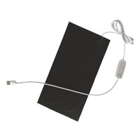 Magideal - Almohadilla Térmica Para Reptiles, Almohadilla Térmica Portátil, Tapete Térmico Para Terrarios Para Ranas, Animales Pequeños, Loros, Tortugas Y Pájaro 10X20 Cm