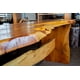 thumbnail image 2 of Mesa Quincho Ultra Rústica de Ciprés Macrocarpa con Cubierta de un Tablón 315 cm, 2 of 6