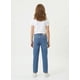 thumbnail image 3 of Pantal n Jeans Baggy Ni a Mezclilla Azul Recto, 3 of 3