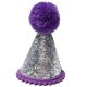 thumbnail image 3 of Accesorios Para Mascotas Con Diadema Sombrero De Cumplea?os Para Mascotas Fiesta De Cumplea?os Gatito Morado, 3 of 5