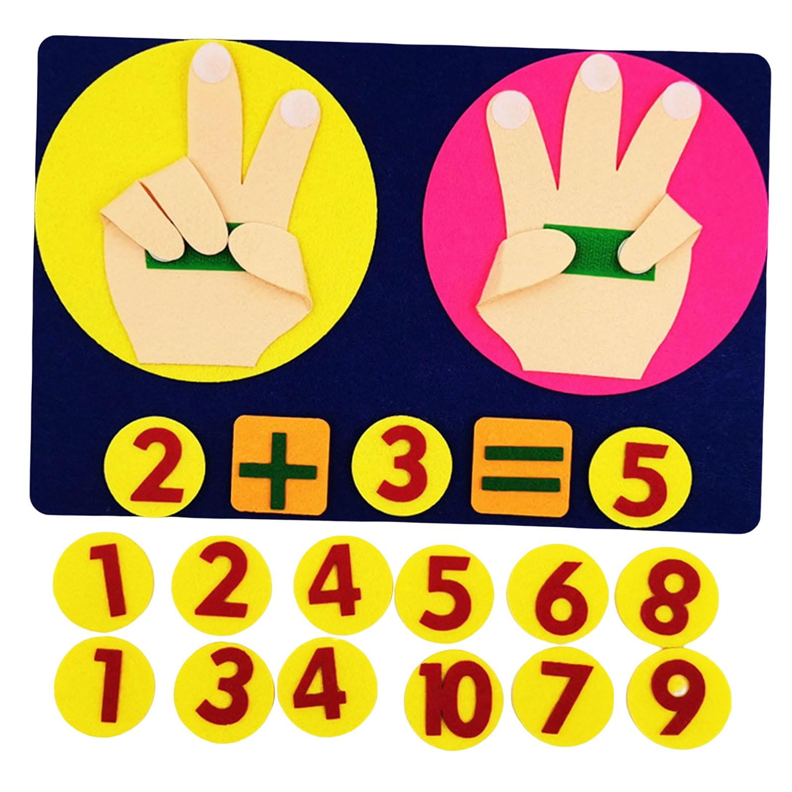 Magideal - Juguetes Para Contar Números Con Los Dedos, Juguetes Montessori, Juguetes Educativos, Juegos De Matemáticas, Números, Iluminación, Educación Para Niño