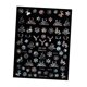 thumbnail image 2 of Navidad Nail Art Stickers Autoadhesivo Nails Calcomanías DIY DH-195 Plata, 2 of 5