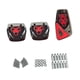thumbnail image 2 of 2 Piezas Accesorios Interiores De Auto Universal Professional Cubiertas De Pedal De Freno Engranaje Manual Rojo, 2 of 5