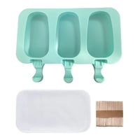 Genérico - Moldes De Silicona Para Helados Molde Paletas Helado 3 Cavid