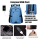thumbnail image 2 of Mochila SHRRADOO para portátil de viaje, antirrobo, puerto USB de 16,3 pulgadas, 2 of 7