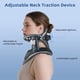 thumbnail image 2 of Dispositivo de tracción cervical, estirador de cuello Holniva, ajustable, 2 of 8