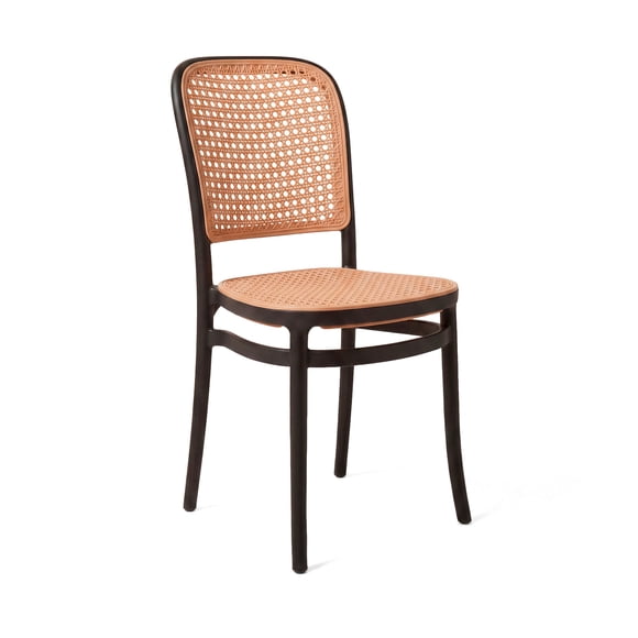 Silla de Terraza y Exterior Moderna Lombardia Negra