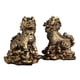thumbnail image 3 of 1 Par De Cobre Chino Fengshui Kylin Chi-lin Qilin Dios Bestia Estatua Para El Hogar Cobre 5,5x7 Cm, 3 of 5