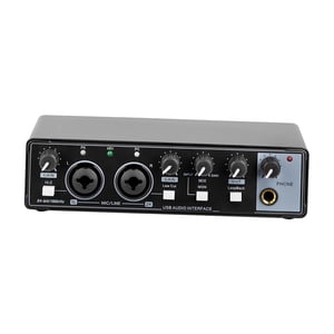 Magideal - Tarjeta De Sonido Externa 2 En 2 Salida Mezclador De Sonido En Vivo Adaptador De Audio Usb2.0 Cambiador De Voz Para Computadora Canto Juego Grabación