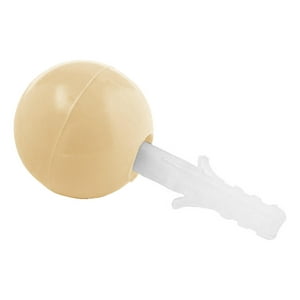 Tope De Puerta Esférico Plástico Beige 25 Un Dvp