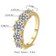 thumbnail image 2 of Anillos de Compromiso de Moissanita de 3.6CTTW para Mujer Color D Claridad VVS1 Banda de Anillo de Boda de 5 Piedras Anillo de Promesa de Aniversario de Plata Esterlina 925 Talla 5-10, 2 of 8