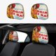 thumbnail image 1 of Cantando bajo la Lluvia Funda Protectora Universal para Reposacabezas de Coche, Funda Elástica para Reposacabezas de Asiento de Auto, Funda de Tela Antipolvo, Accesorios de Interior 2 Piezas, 1 of 6