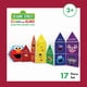 thumbnail image 2 of Juguetes de construcción magnéticos para niños CreateOn Magna-Tiles Sesame St, 2 of 7