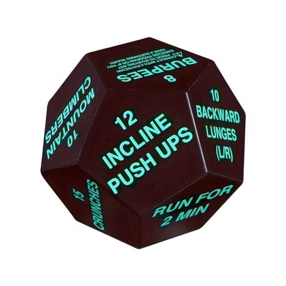 Fitness Challenge Dados Grupo Clase Ejercicio Dados Para Principiantes Gimnasio Hombres Mujeres Verde