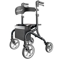 Rollator Walker Planet Walk Superligero Con Asiento Negro