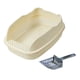 thumbnail image 3 of Caja De Arena Abierta 58x41x20cm Cuchara Grande Bandeja De Arena Para Gatos Duradera A Prueba De Salpicaduras Blanca, 3 of 5