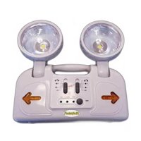 Total Click - Lampara De Emergencia 2 Focos Led 10W Blanco