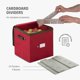 thumbnail image 3 of Caja de almacenamiento para adornos navideños ZOBER Stores 64 adornos, 3 of 8