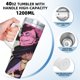 thumbnail image 5 of Jujutsu Kaisen Vaso aislado de acero inoxidable con asa, diseño temático, regalo para familia, amigos y fans; incluye pajita y encaja en el portavasos estándar, 40 oz, 5 of 6