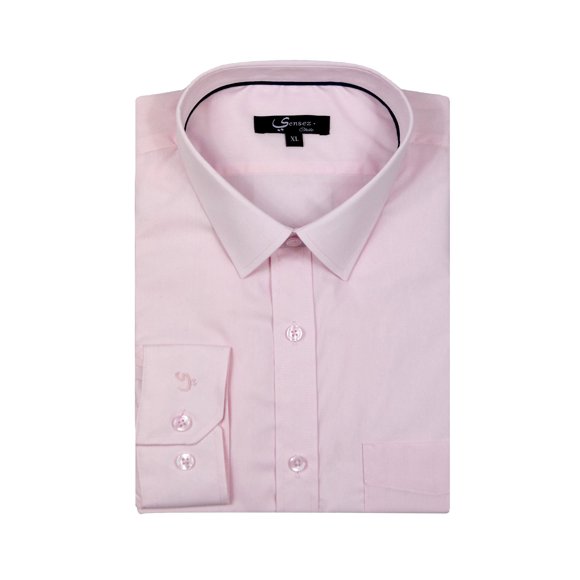 Camisa Trevira Lisa Color Rosado L