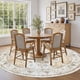 thumbnail image 2 of Alfombra redonda lavable beige de 183 cm – AMADA HOMEFURNISHING, 2 of 8