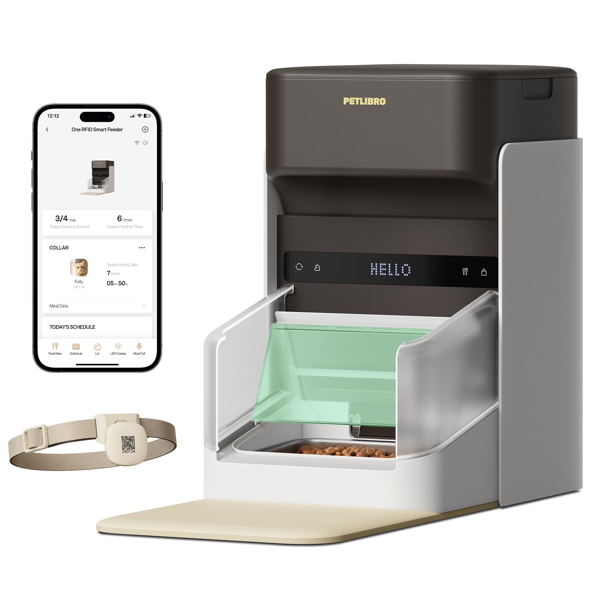 Comedero Automático Petlibro Mejorado Rfid 3L Wi-Fi 5G