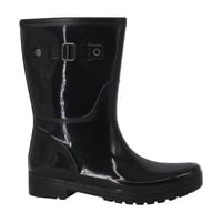 Bota De Agua Con Polar Cressida Negro Alquimia